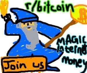 bitcoin magic internet money wizard meme